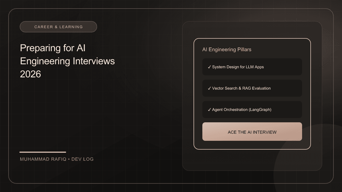 Preparing for AI Engineering Interviews