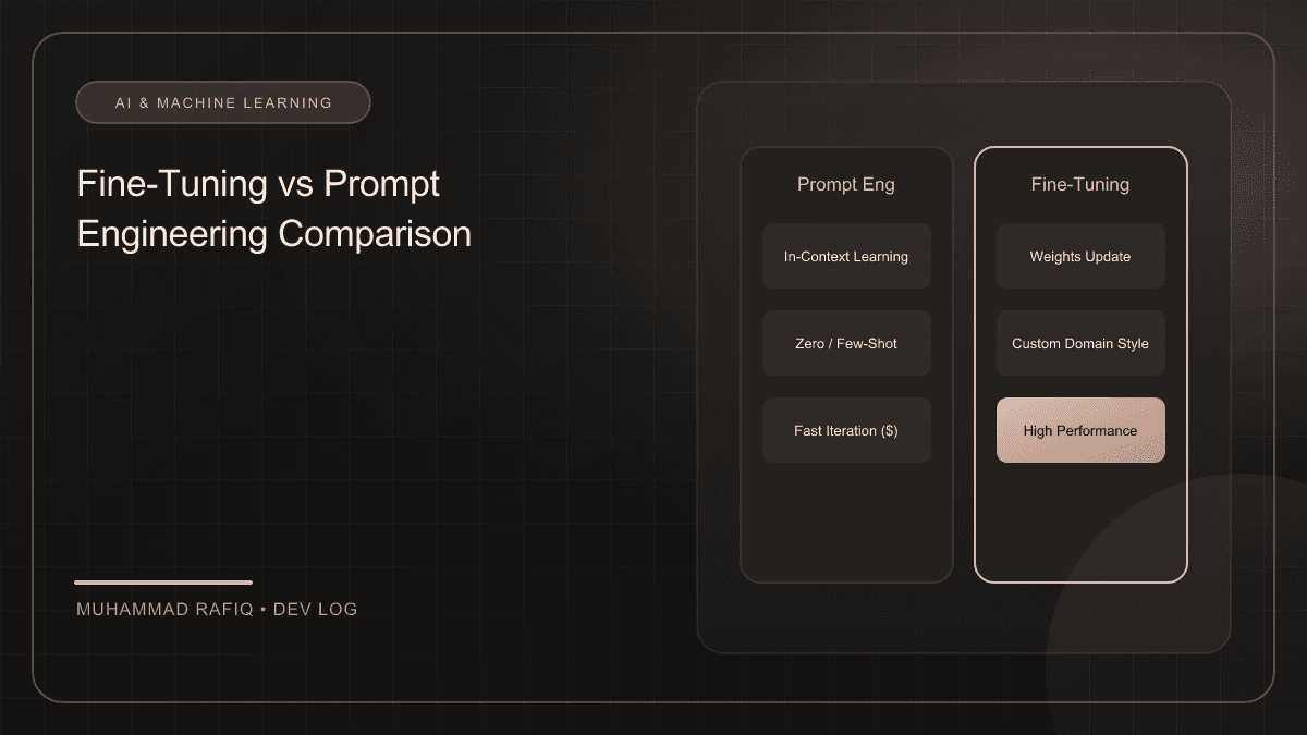 Fine-Tuning vs Prompt Engineering