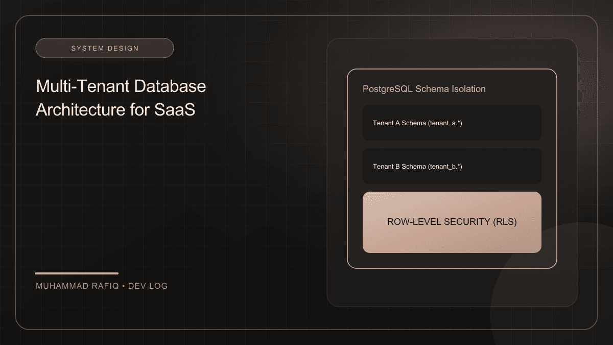 Database Design for SaaS