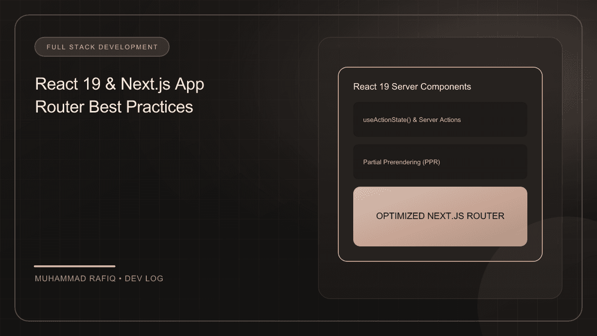 React and Next.js Best Practices