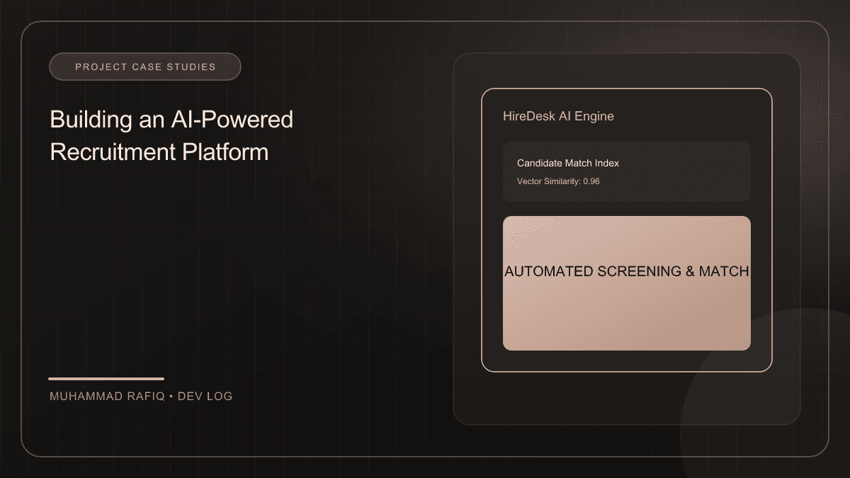 Building an AI-Powered Recruitment Platform