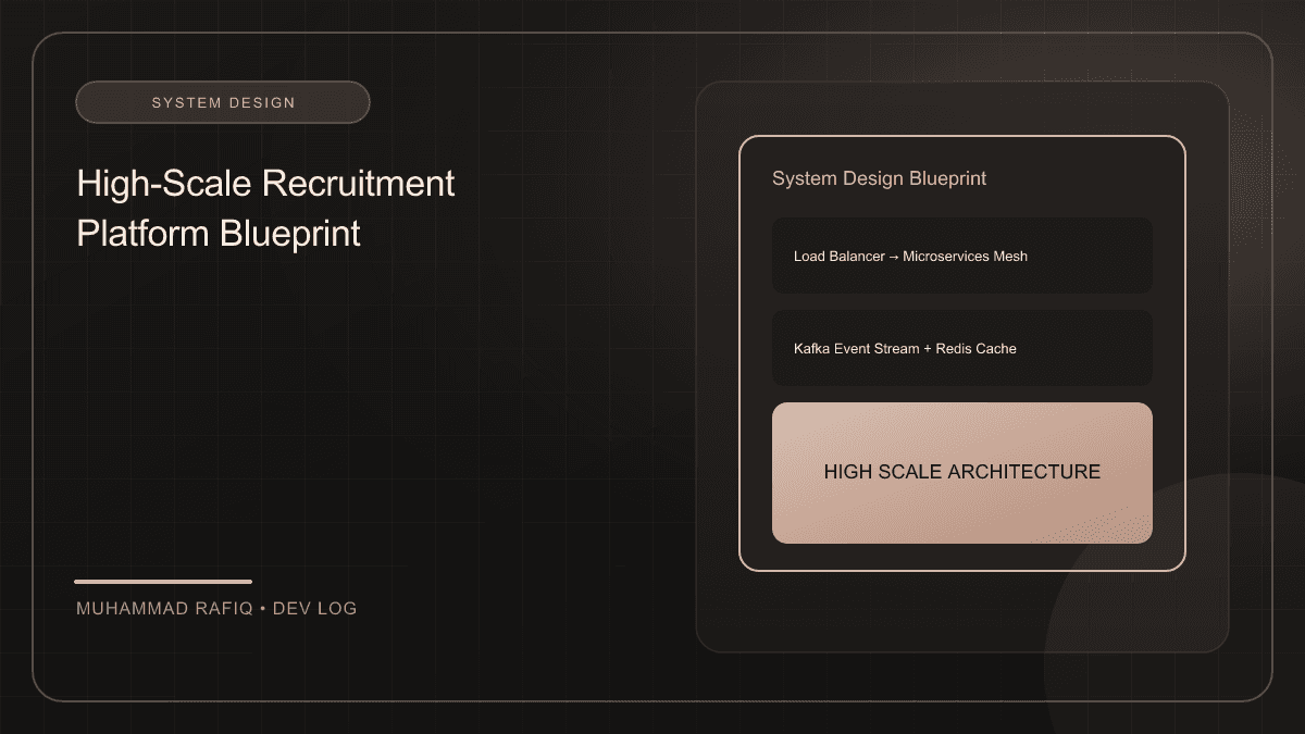 Designing a Scalable Recruitment Platform